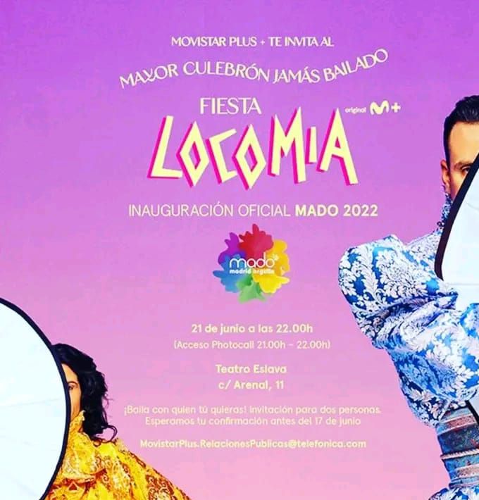 UITNODIGING, PREMIÉRE DOCUMENTAIRE, LOCO MIA. Te zien op Movisterplus+ ...(.AFTER 35 YEARS finally the Spanish soap docu is out.....NOW!!!! 
